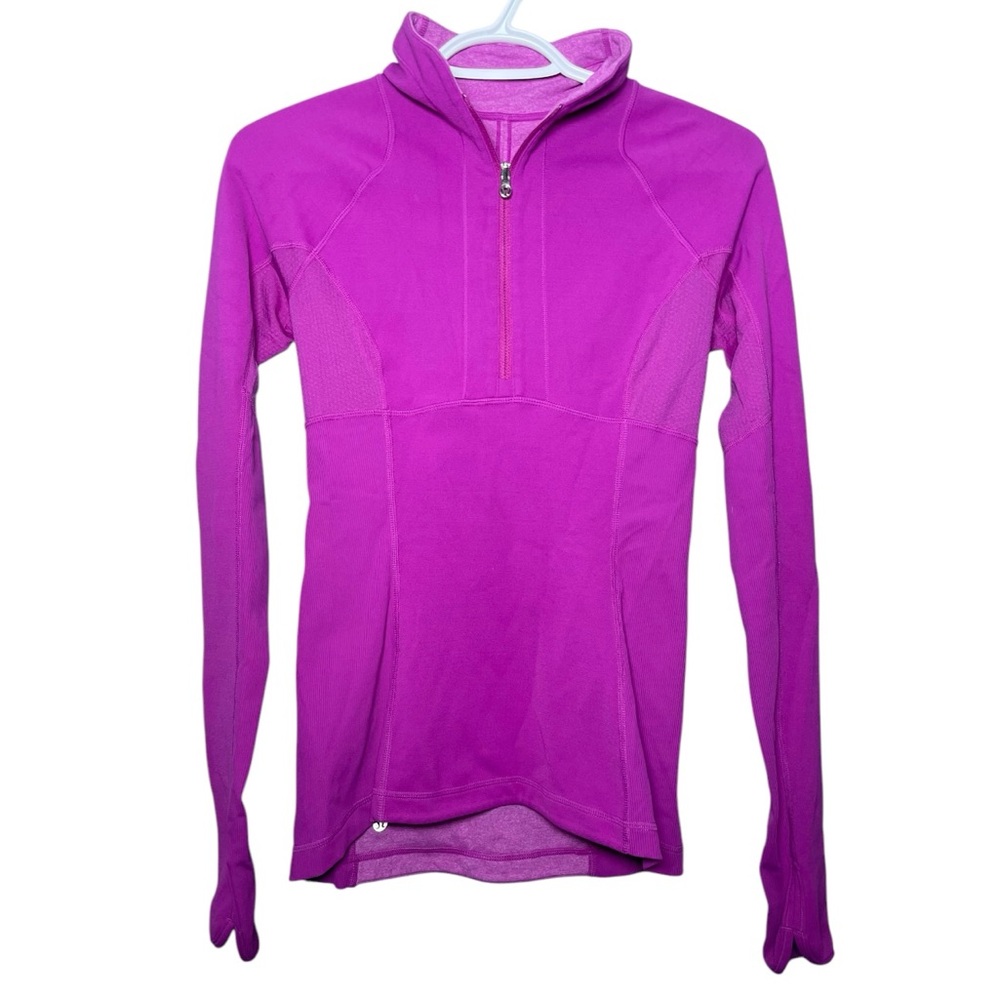 Lululemon 4 Sweatshirt Reversible Sweater Quarter Zip Athletic Activewear Sporty - Picture 7 of 16